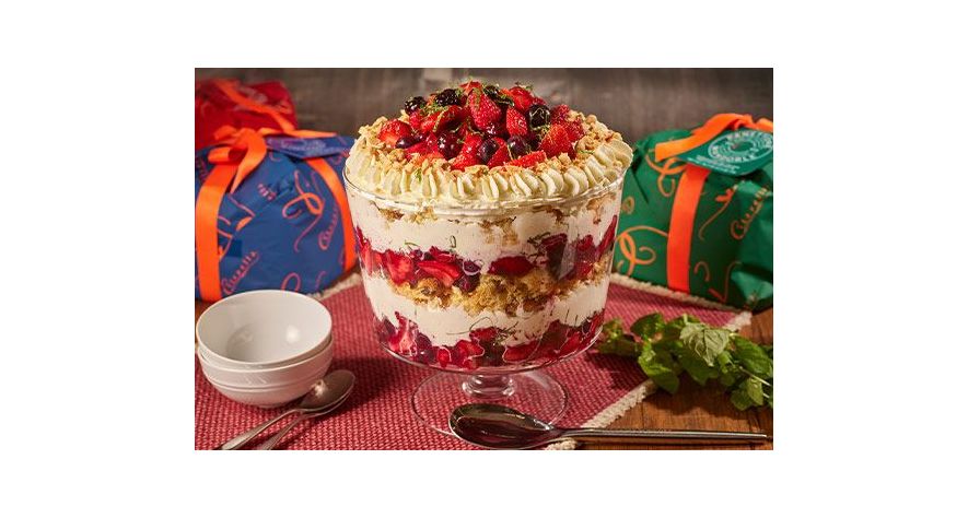 Recipes: Almond Panettone Trifle with Fresh Berries and Compote