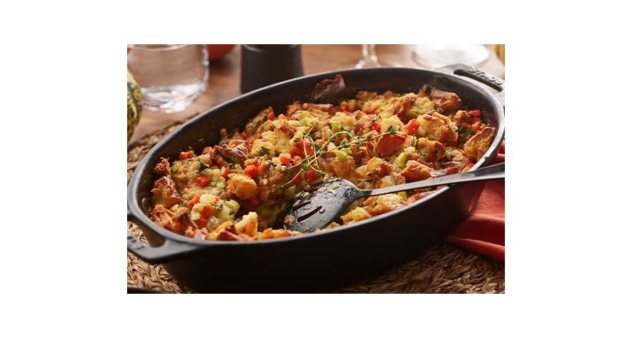 Recipes: Autumn Bread Pudding with Wild Mushrooms and Squash