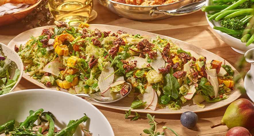 Recipes: Shredded Brussels Sprouts, Delicata Squash, and Apple Salad 