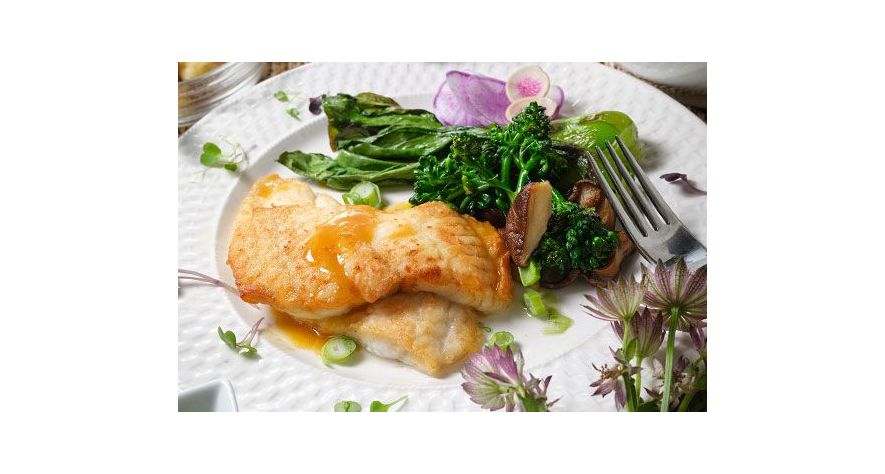 Recipes: Pan-Roasted Flounder with Soy, Ginger, and Honey Sauce