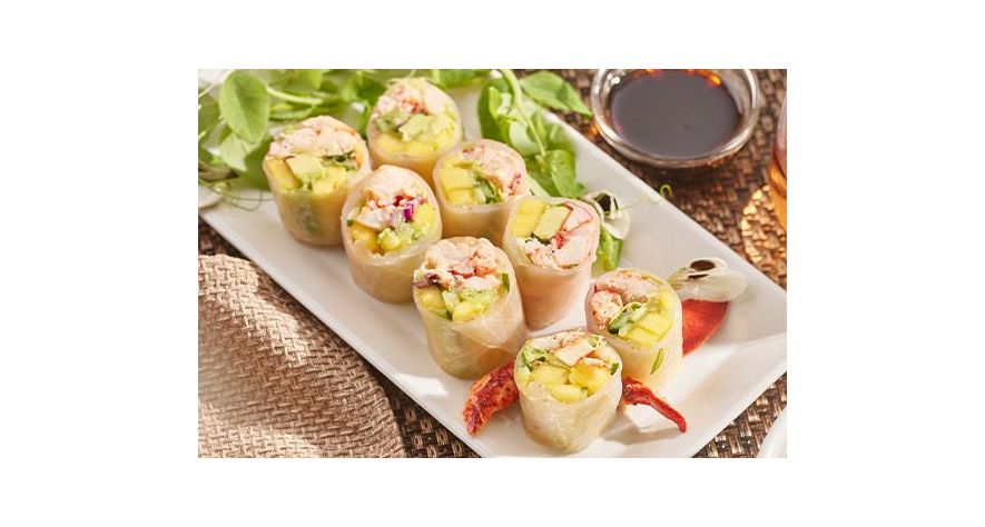 Recipes: Lobster Salad Rice Paper Rolls