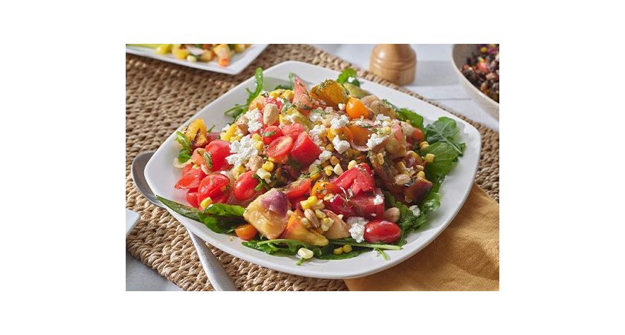 Recipes: Corn, Tomato and Roasted Nectarine Salad
