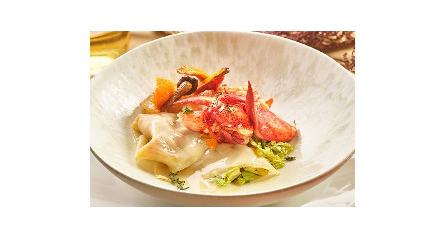Recipes: Lobster with Butternut Squash and Pear Wontons