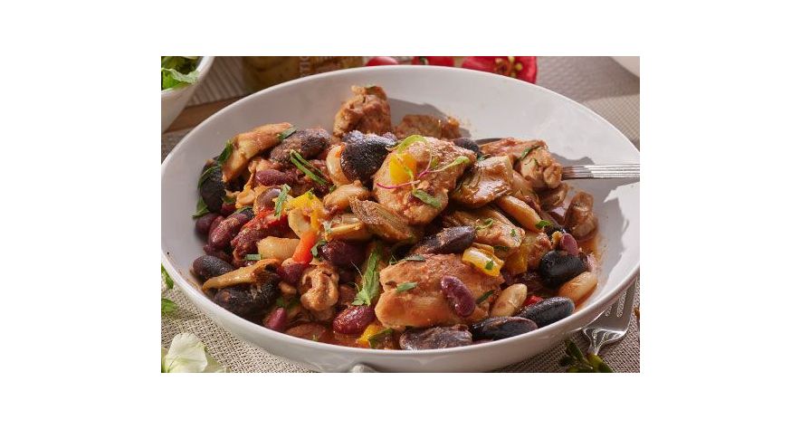 Recipes: Tuscan Baked Chicken with Brown Rice and Mushrooms