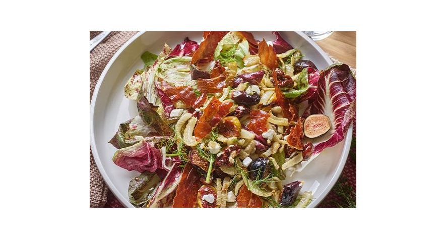 Recipes: Roasted Fig and Fennel Salad with Goat Cheese and Crispy Prosciutto