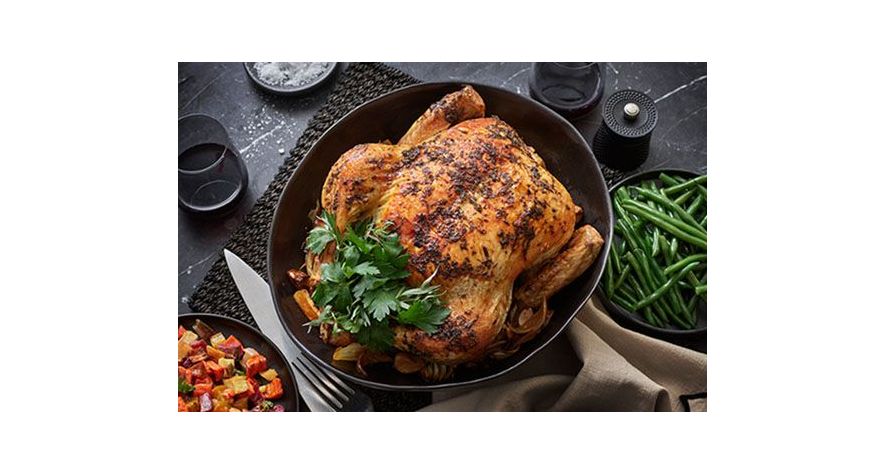 Recipes: Roasted Capon with Tarragon Herb Butter Recipe