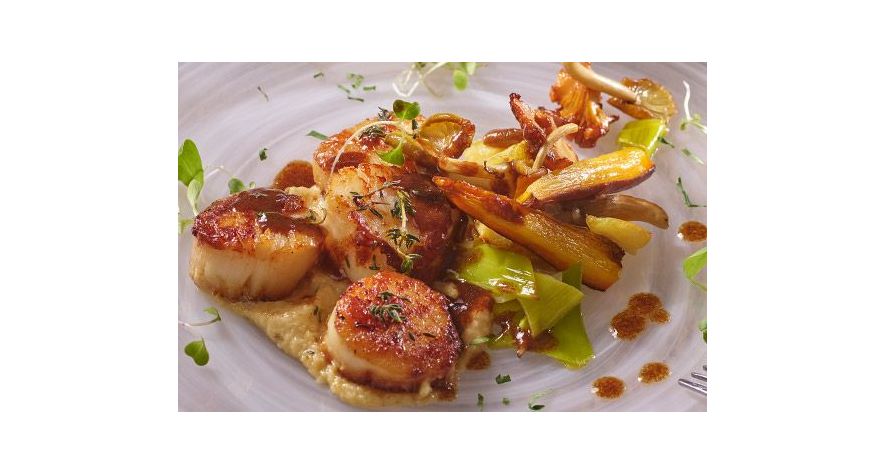 Recipes: Seared Sea Scallops with Sunchoke Purée and Mushroom Jus