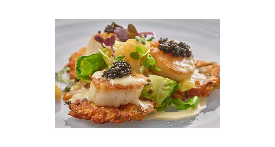 Recipes: Seared Scallops with Caviar and Champagne Beurre Blanc