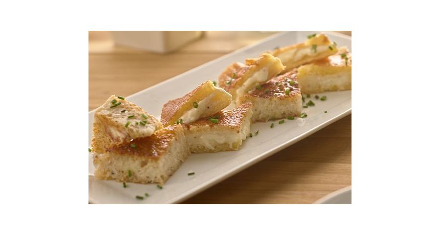 Recipes: Truffle and Robiola Grilled Cheese Bites