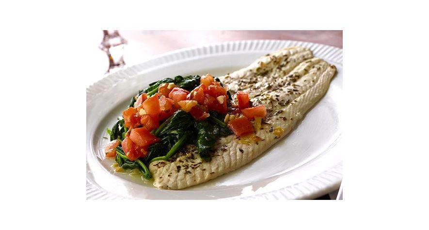 Steamed Flounder