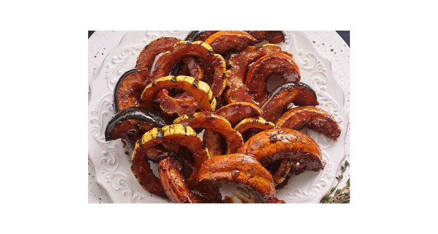 Recipes: Winter Squash with Miso-Maple Glaze