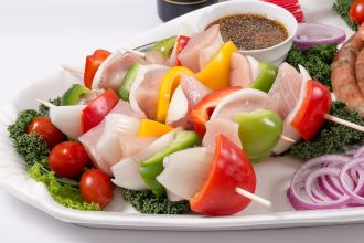Marinated Swordfish Kebobs