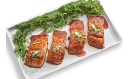 Pomegranate Glazed Salmon