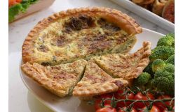 Spinach & Mushroom Quiche