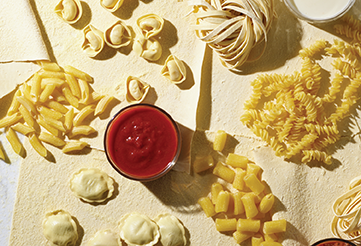Fresh pasta dishes