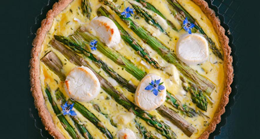 Asparagus and Goat Cheese Tart
