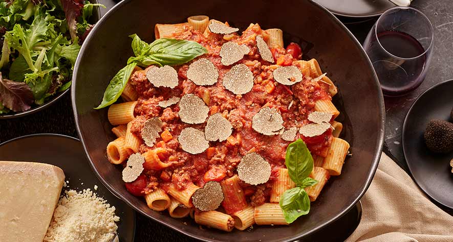 Joe’s Blend Bolognese with Black Truffles