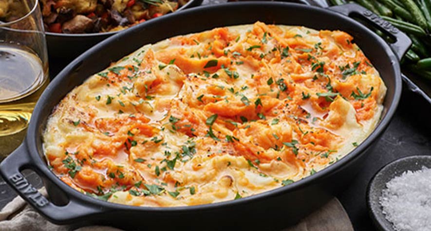 Marbled Gruyère Potatoes