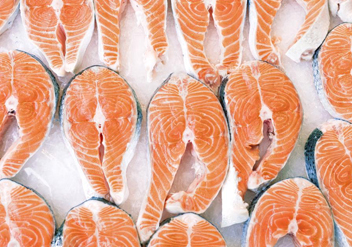 Salmon steaks