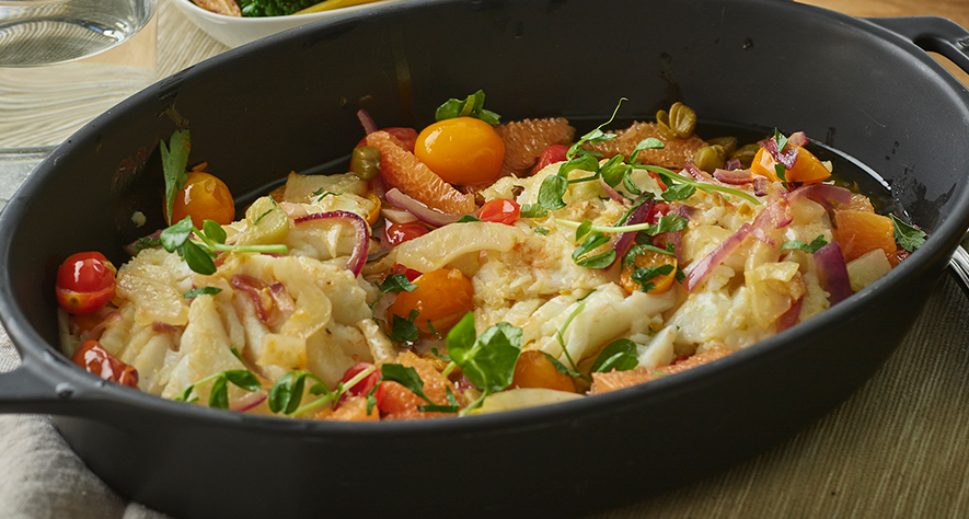 Pan-Roasted Monkfish With Lobster-Fennel Sauce