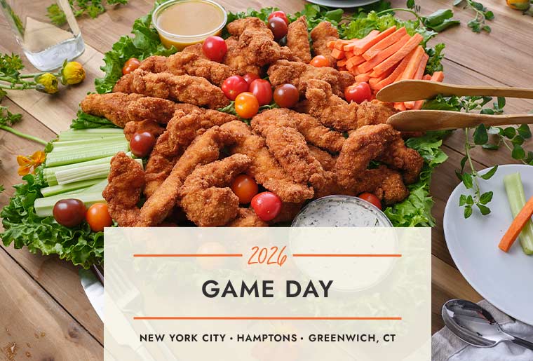 Game Day Catering Menu