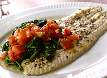Steamed Flounder